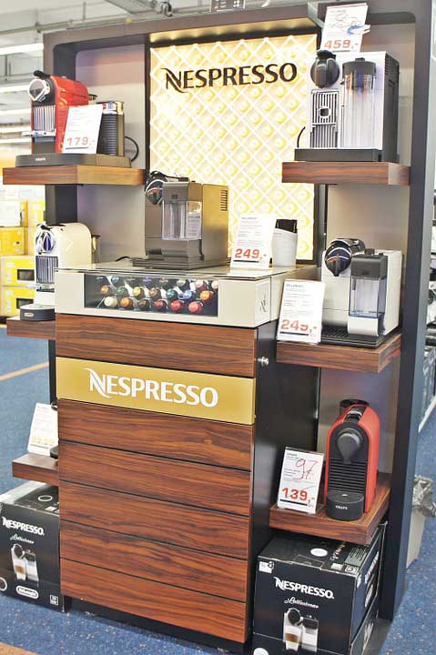 Nespresso Marketing Stand